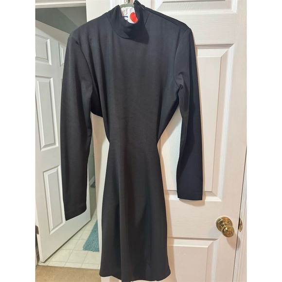 Solace London Women's Black Backless Mini Dress Size 10 Party Cocktail - Picture 4 of 9